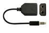 Cable Adapters, Aviation, for 2-Plug Headsets